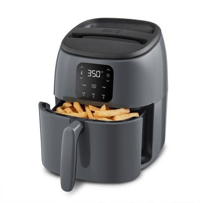 Photo 1 of (NON-REFUNDABLE) DASH Tasti-Crisp™ Electric Air Fryer Oven, 2.6 Qt., Black – Compact Air Fryer for Healthier Food in Minutes, Ideal for Small Spaces - Auto Shut Off, Digital, 1000-Watt
