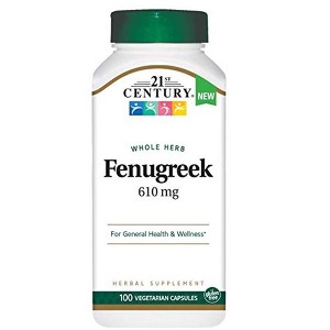 21St Century Fenugreek Vegicaps 610 Mg, 100 Ct - 1 of 4