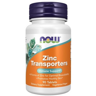 Zinc Transporters by Now Foods  -  90 Tablet