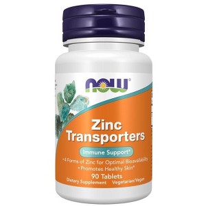 Zinc Transporters by Now Foods  -  90 Tablet - 1 of 3