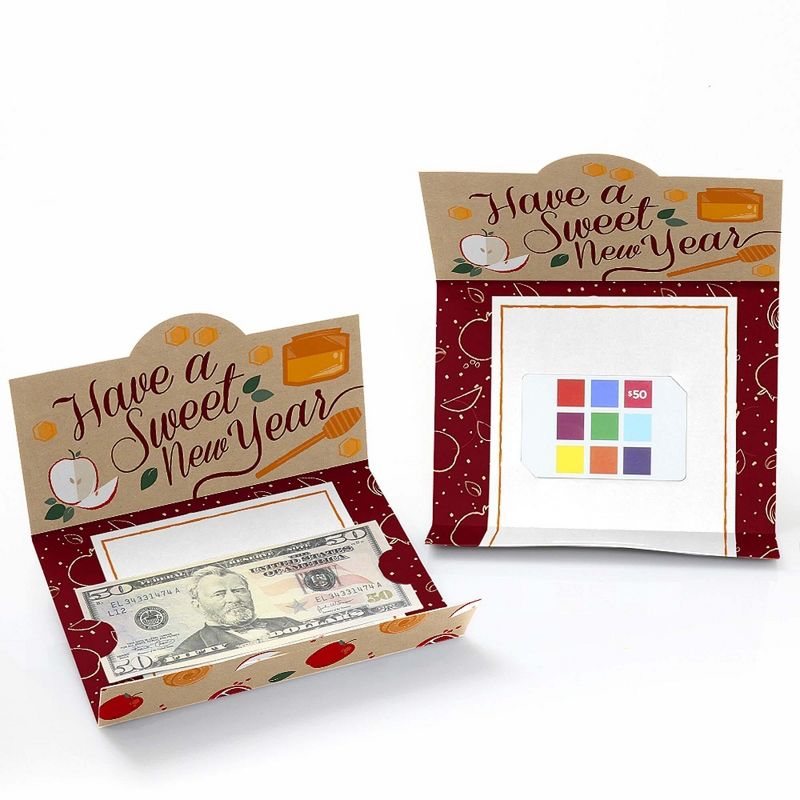Big Dot of Happiness Rosh Hashanah - New Year Money and Gift Card Holders - Set of 8, 2 of 6