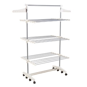 Hastings Home Stainless Steel 3-TierLaundry Drying Rack - 1 of 4