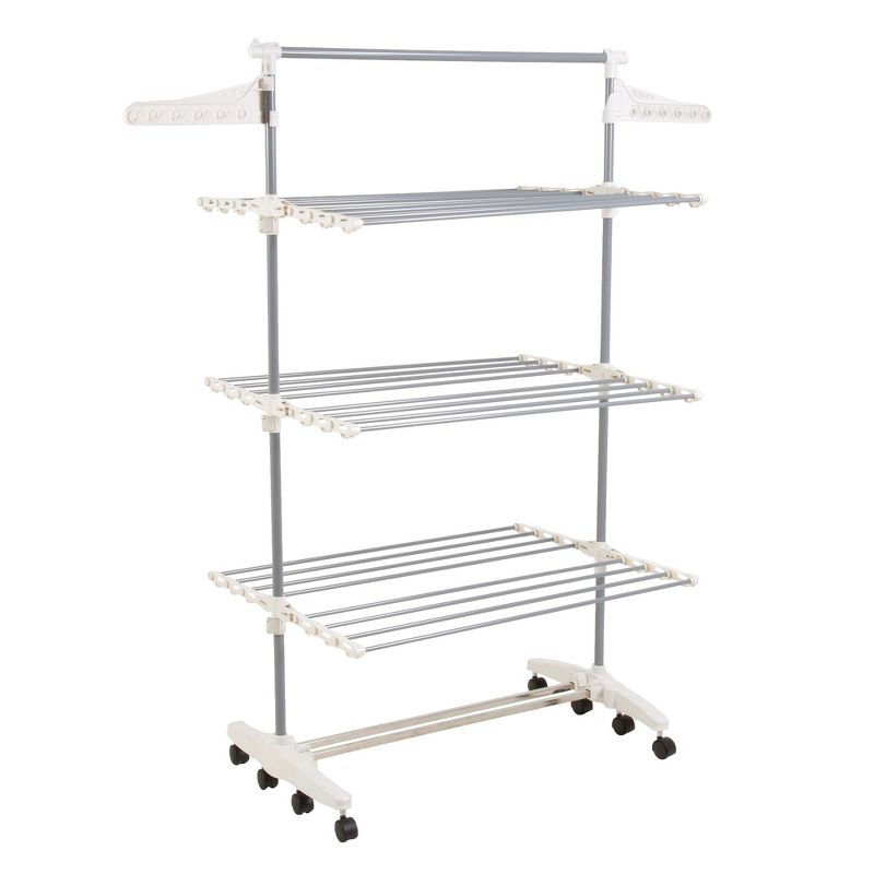 Hastings Home Stainless Steel 3-TierLaundry Drying Rack, 2 of 6
