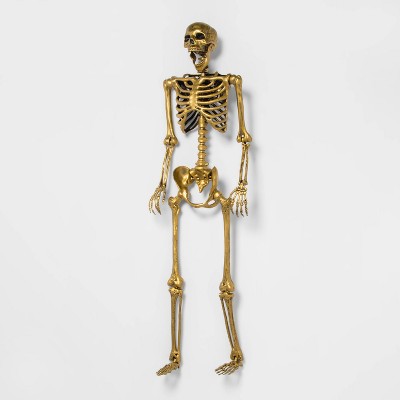 60" Posable Gold Skeleton Halloween Decorative Mannequin - Hyde & EEK! Boutique™