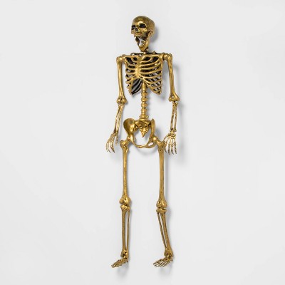 Posable Lifesize Skeleton Gold XL Halloween Decorative Mannequin - Hyde & EEK! Boutique™