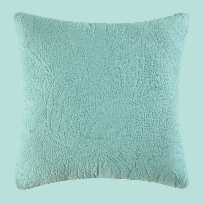 C&F Home Blue Shell Matelasse 14" Quilted Pillow, 1 of 2