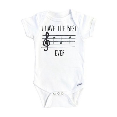 Best Dad Musician Onesie® Baby Boy Girl Clothes Infant Bodysuit Funny Cute Newborn GS1