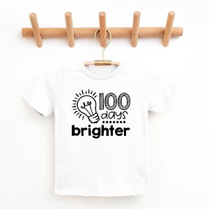The Juniper Shop 100 Days Brighter Toddler Short Sleeve Tee - 1 of 2