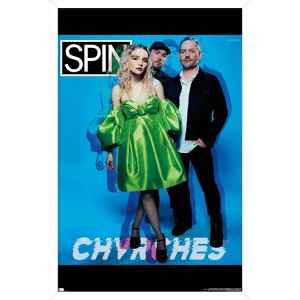 Trends International SPIN Magazine - CHVRCHES 21 Framed Wall Poster Prints - 1 of 4