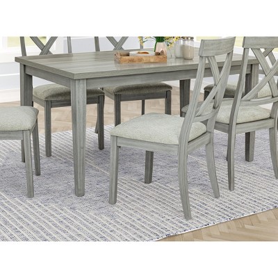 NicBex Dining Table 42" Counter Height Square Wooden Dining Table for Dining Room