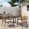 Lausaint Home 5-piece Outdoor Rattan Dining Set - 3 of 4