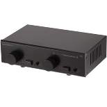 Monoprice Dual Source 2-Channel A/B Speaker Selector With Volume Control, Up To 100 Watts Per Channel