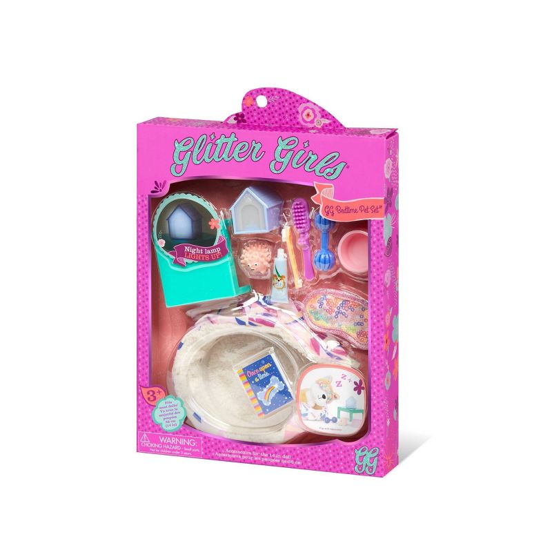 Glitter Girls Bedtime Pet with Dog House Nightlight Accessory Set  for 14&#34; Dolls, 6 of 7