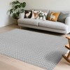COZONY Washable Vintage Print Area Rug Non-Slip Carpet with Realistic Braided Texture,Stain Resistant Mat for Living Room/Bedroom/Kitchen/Nursery - 4 of 4