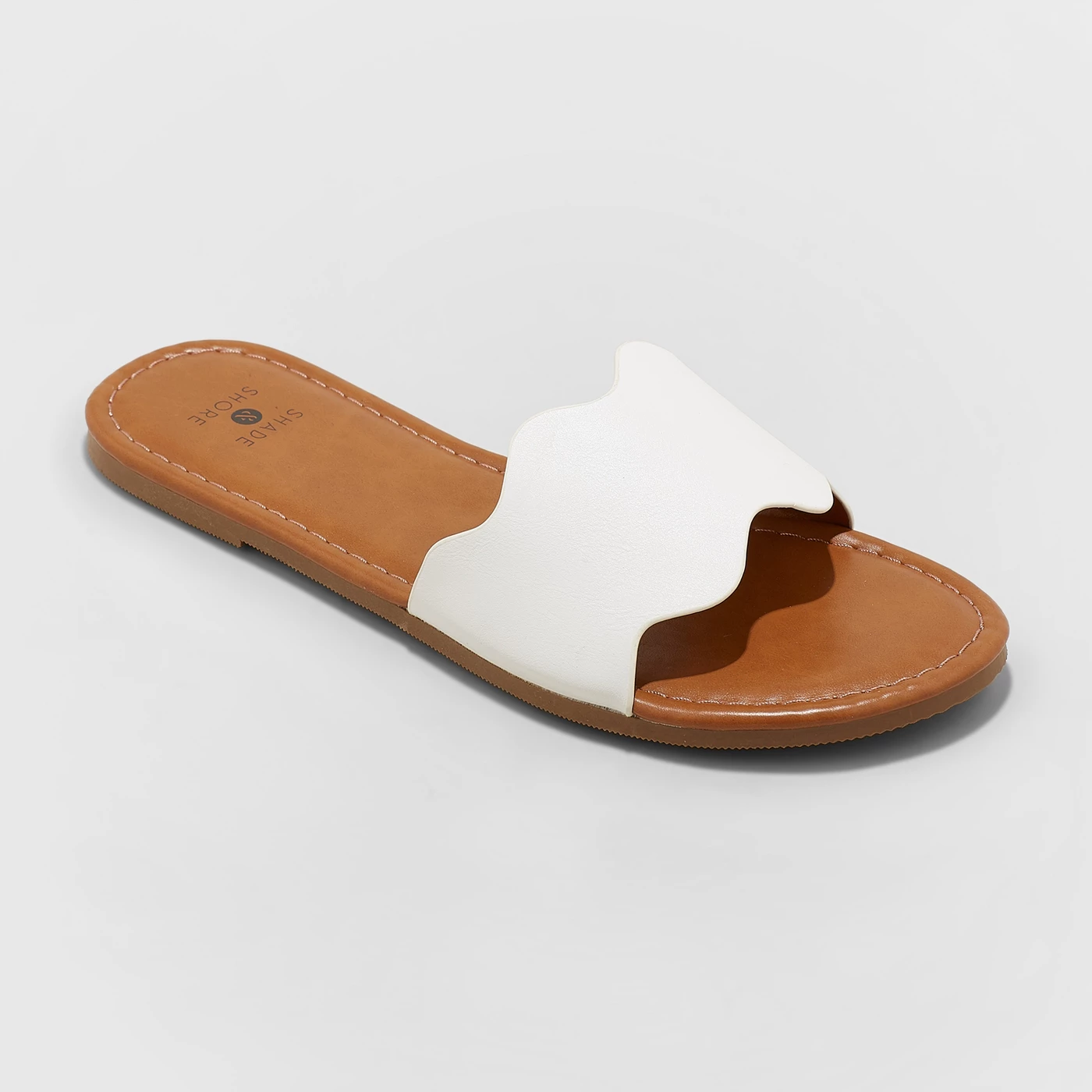 Women's Kate Scalloped Slide Sandals - Shade & Shoreâ¢ - image 1 of 3