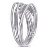 Everly Jewelry – 14K White Gold 0.05 TGW Diamond Fashion Ring - 4 of 4