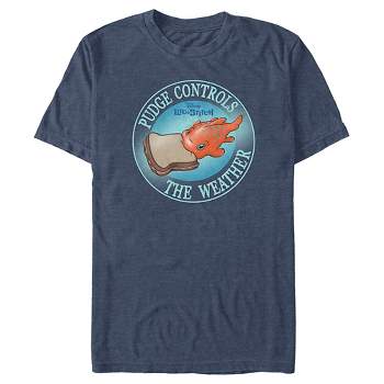 Men's Lilo & Stitch Pudge Controls the Weather T-Shirt