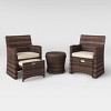 Halsted 5pc Wicker Small Space Patio Furniture Set - Threshold™ - image 2 of 4