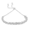 Haus of Brilliance Sterling Silver 1/10 Cttw Diamond Bolo Bracelet - 2 of 4