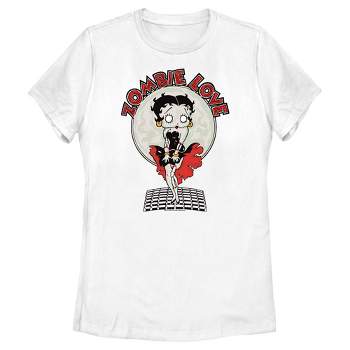 Women's Betty Boop Valentine's Day Zombie Love Dress T-Shirt