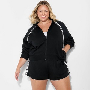 Women's Full Zip Fleece Jacket - Wild Fable™ - 1 of 3