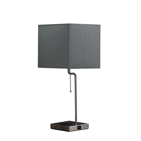 Modern grey table store lamp