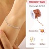 Unique Bargains Copper Jewelry Making Lobster Clap Flower Chain 16.4ft 1 Roll - 2 of 4