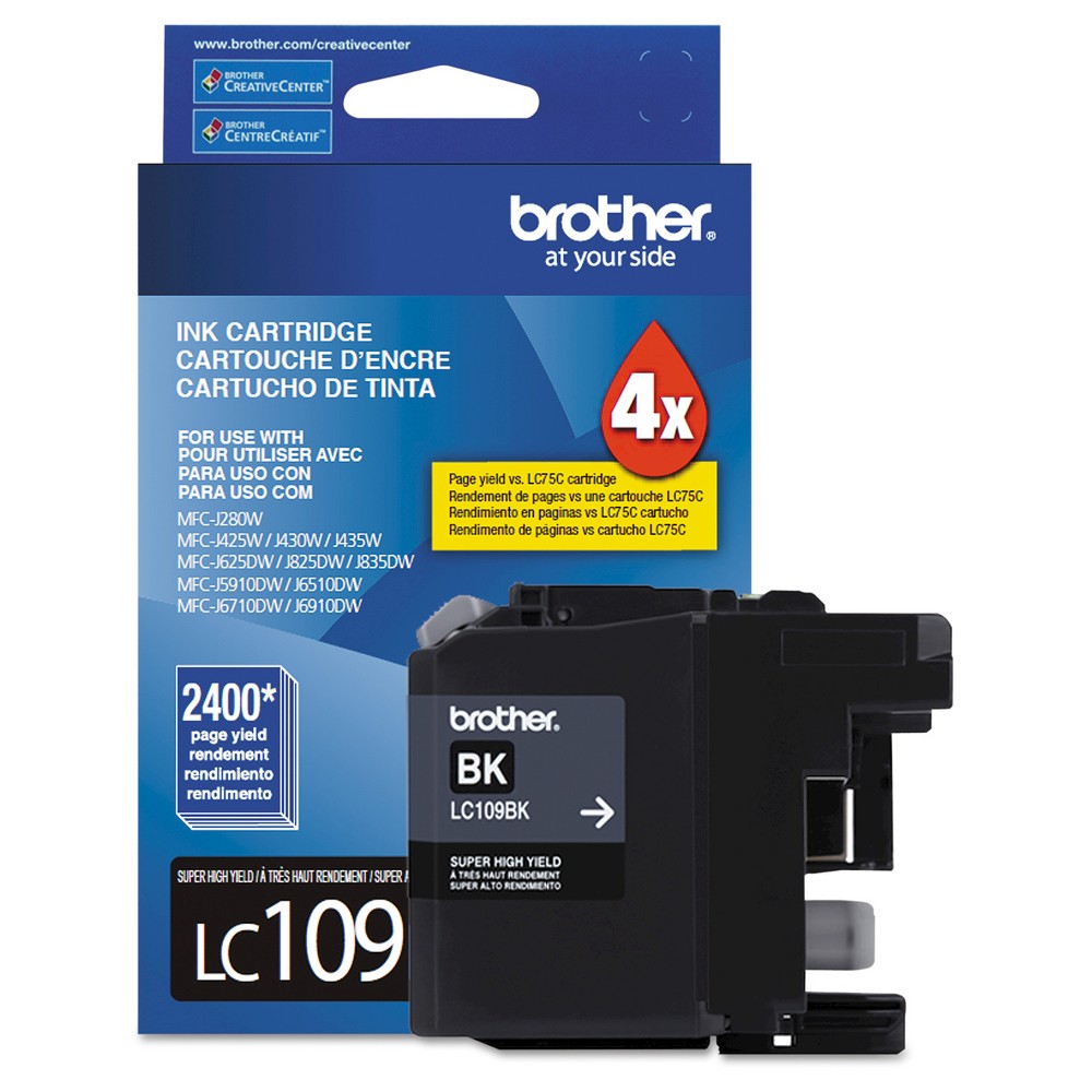 UPC 012502635932 product image for Brother LC109BK Innobella Super High-Yield Ink - Black | upcitemdb.com