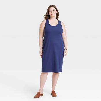 Women's Ribbed Midi T-Shirt Dress - Universal Thread™