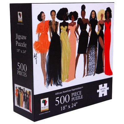 African American Expressions Sister Friends Jigsaw Puzzle - 500pc