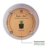 Bloem Hopson Round Resin Planter Pot with Metal Stand Indoor and Outdoor Gardening - 4 of 4