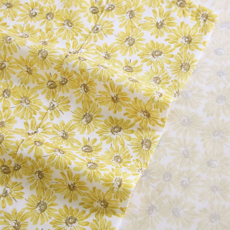 Betsey Johnson Sunflower Field Yellow Twin Sheet Set, 4 of 9
