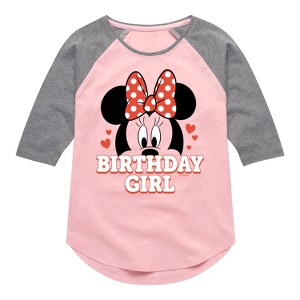 Girls' - Disney - Minnie Face Birthday Girl - 1 of 4