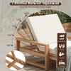 Whisen Set of 2 Outdoor Chaise Lounges with 5-Position Adjustable Backrest and Cushion, Patio Pool Chairs for Backyard Deck Lawn - 4 of 4