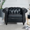 NicBex 38.98 Inch PU 1-Seater Single Sofa with Armrests and Wood Legs for Living Room,Apartment,Bedroom - 2 of 4