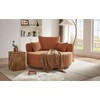 Sapphtopaz 1pc Accent Chair Upholstered Lounge Chair with 3 Removable Pillows, Swivel Round Sofa Chair, 360° Swivel Chair Accent Barrel Chair - 4 of 4