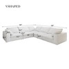 NicBex Couches for Living Room Feather-filled Seat Sofa Couches Comfy Upholstered 1pc Modular Design Sofa - 3 of 4
