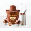 Nostalgia NWICM4DB 4-Quart Wood Bucket Ice Cream Maker - 3 of 4