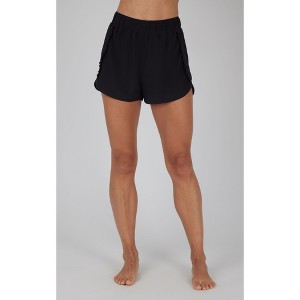 Yogalicious Womens Woven Ever After Running Short with Built-in Panty - 1 of 3