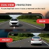 Pyle 1080p Full HD DVR Rearview Mirror Dash Cam Kit - Dual Dash Cam, Backup Camera, Night Vision, Loop Recording, G-Sensor, Auto Power On/Off - 4 of 4