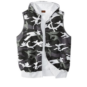 Boulder Creek by KingSize Tall Thermal-Lined Fleece Vest - 1 of 3