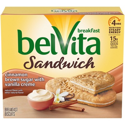 BelVita Sandwhich Cinnamon Brown Sugar & Vanilla Creme - 5 Packs