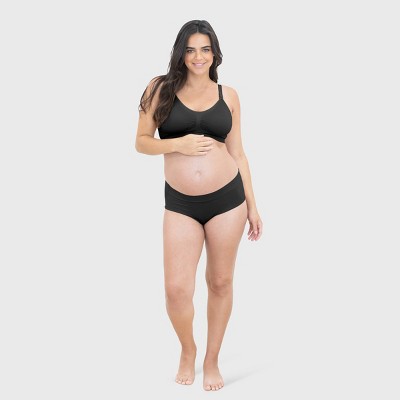 Jockey Generation™ High-Waist Maternity Briefs - Black 1X/2X