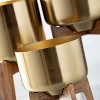 Sullivans Brass Planter Trio On Stands Set of 3, 21"H, 15.5"H & 10"H Gold - 2 of 4