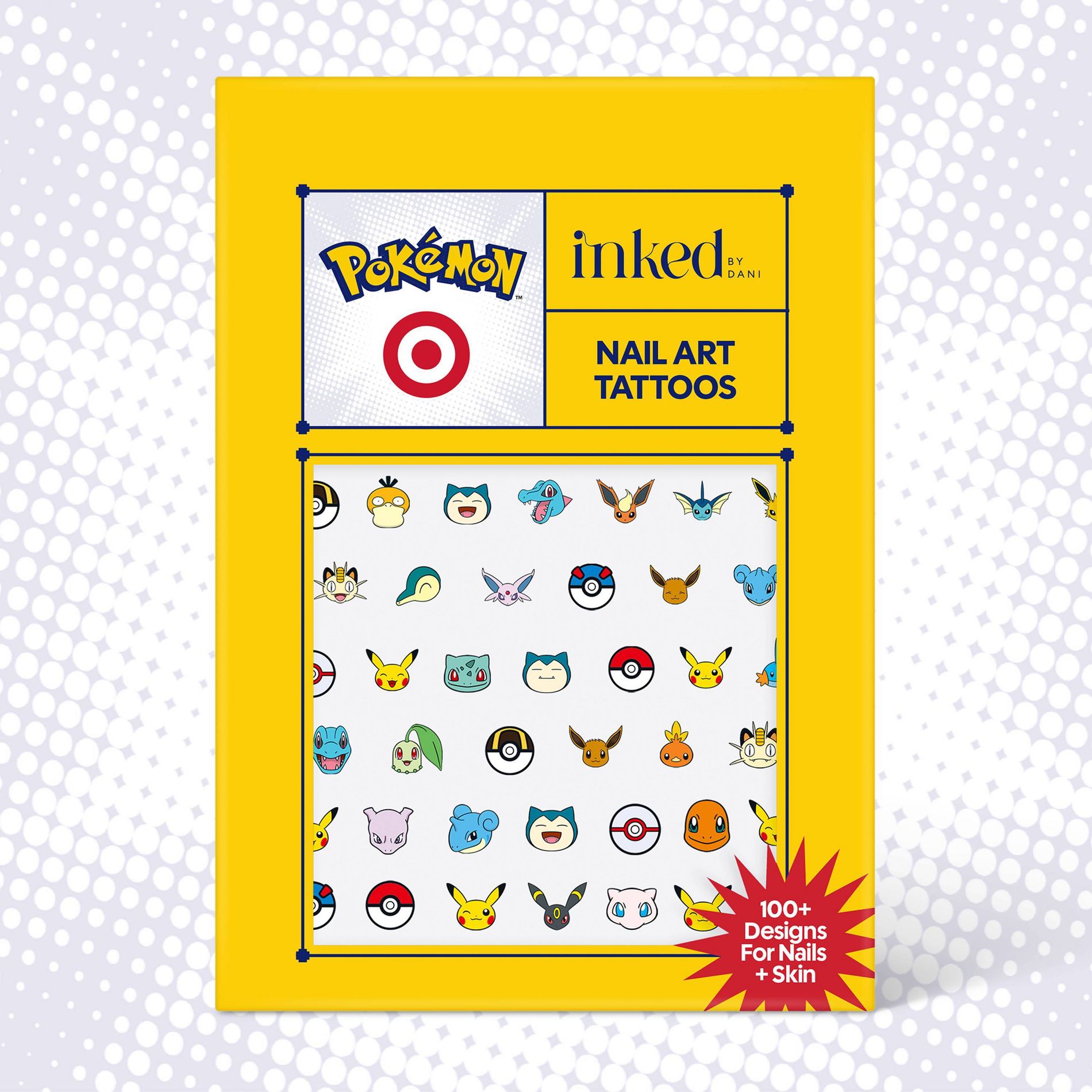 INKED by Dani Nail Art Tattoos - Pokémon x Target