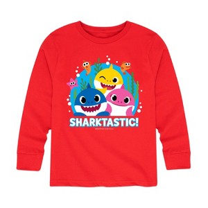Boys' - Baby Shark - Sharktastic Long Sleeve Graphic T-Shirt - 1 of 4