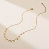 Anna-Kaci Butterfly Charm Necklace with Delicate Miniature Pendant Accents and Dainty Chain Design for a Soft Feminine Layered Look - Gold - 2 of 4