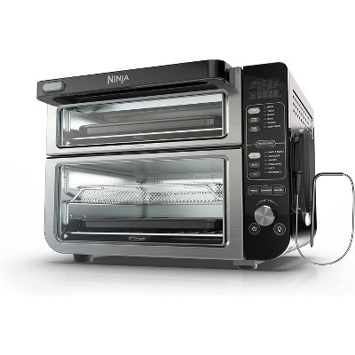 Ninja R-DCT451 12-in-1 Smart FlexDoor, Thermometer, Convection and Air Fry Double Oven, Stainless Steel - Certified Refurbished