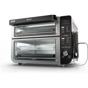 Ninja R-DCT451 12-in-1 Smart FlexDoor, Thermometer, Convection and Air Fry Double Oven, Stainless Steel - Certified Refurbished - 1 of 4