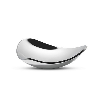 Nambe 9" Manta Alloy Bowl, Premium Metal Dishware Set with Elegant Curves, Perfect for Serving Salads, Fruits, Desserts, and More